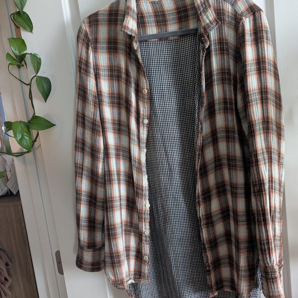 CP Shades Black and Red Plaid Shirt